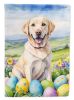 Yellow Labrador Retriever Easter Egg Hunt Garden Flag Mailbox Flag Decorative Yard Flag Banner Outside Patio Artwork Yard Flower Beds, Garden Size