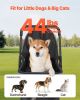 VEVOR Pet Stroller, 44 lbs Weight Capacity, Foldable Dog Stroller Cart, 4 Wheels Cats Stroller with Mesh Windows & Revrsible Handle