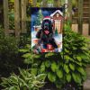 Newfoundland Christmas Garden Flag Mailbox Flag Decorative Yard Flag Banner Outside Patio Artwork Yard Flower Beds, Garden Size, Multicolor