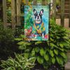 French Bulldog Christmas Garden Flag Mailbox Flag Decorative Yard Flag Banner Outside Patio Artwork Yard Flower Beds, Garden Size, Multicolor