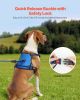 VEVOR Dog Harness for Large Dogs, No Pull Adjustable Dog Vest Pet Harness, with 5ft Leash, Handle, Metal Rings, Buckles
