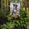 Australian Shepherd Cowboy Welcome Garden Flag Mailbox Flag Decorative Yard Flag Banner Outside Patio Artwork Yard Flower Beds, Garden Size