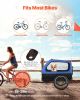 VEVOR Dog Bike Trailer, Supports up to 88 lbs, Pet Cart Bicycle Carrier for Small & Large Dogs, Easy Folding Frame with Quick Release Wheel