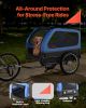VEVOR Dog Bike Trailer, Supports up to 88 lbs, Pet Cart Bicycle Carrier for Small & Large Dogs, Easy Folding Frame with Quick Release Wheel