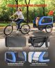 VEVOR Dog Bike Trailer, Supports up to 88 lbs, Pet Cart Bicycle Carrier for Small & Large Dogs, Easy Folding Frame with Quick Release Wheel