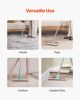 VEVOR Pet Hair Carpet Rake, 35.83-55.51 in Adjustable Long Handle Pet Hair Removal Broom, Reusable Advanced Lint Remover Scraper Dog Cat Fur Cleaning